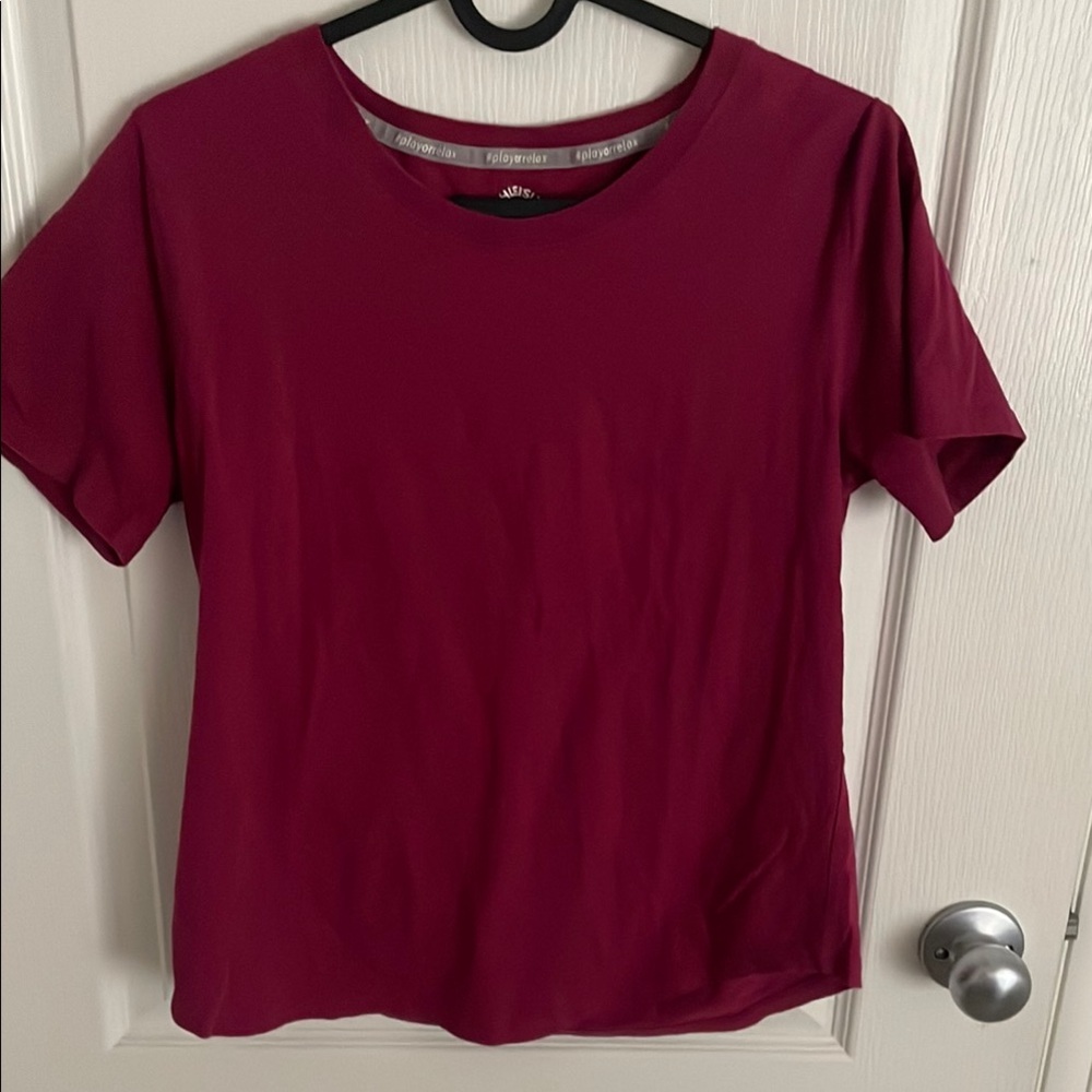 Jockey Round neck Marroon top